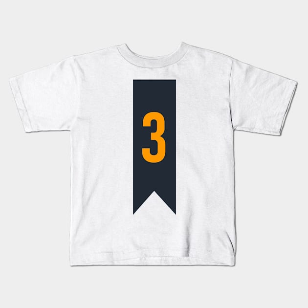 Number three : Kids T-Shirt by Annie Pom Freitag